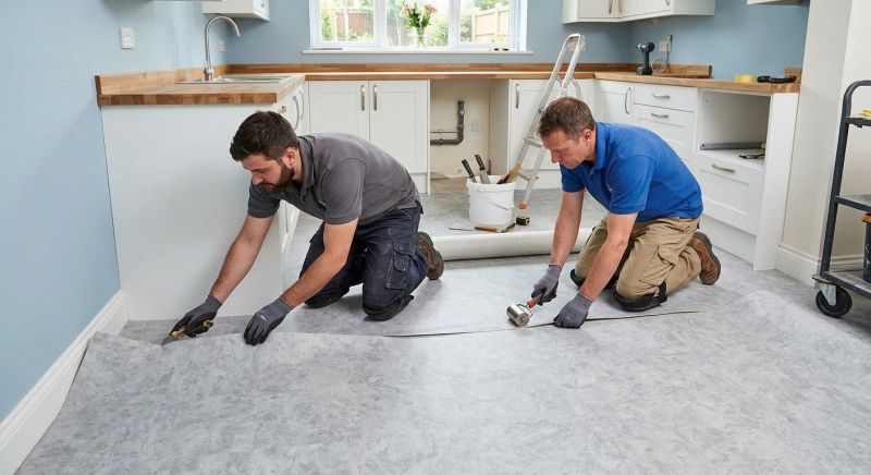 Sheet Linoleum Installation in Decatur, GA