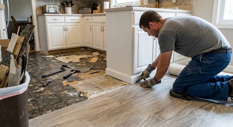 Linoleum Floor Installation in Acworth, GA