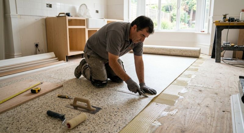 Linoleum Floor Installation in Ellenwood, GA