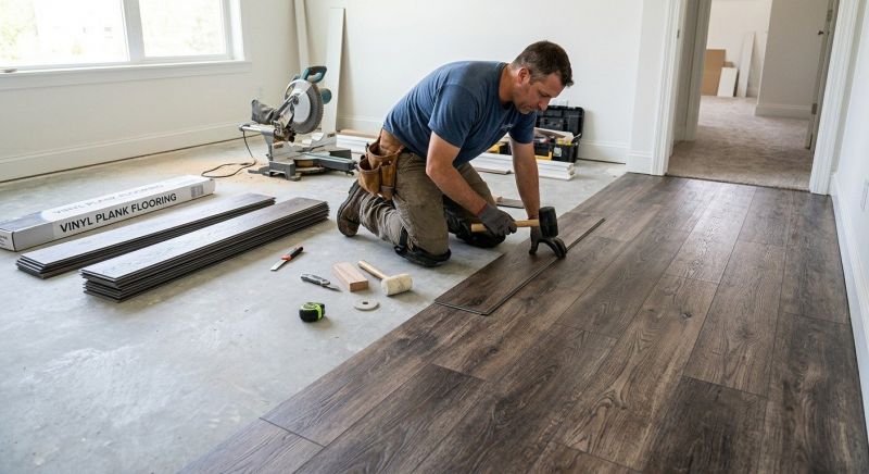 Linoleum Floor Installation in Stone Mountain, GA