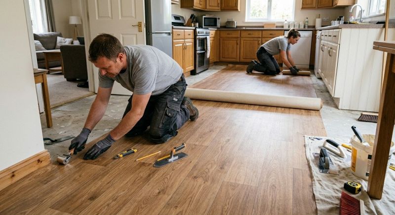 Linoleum Flooring Replacement in Smyrna, GA