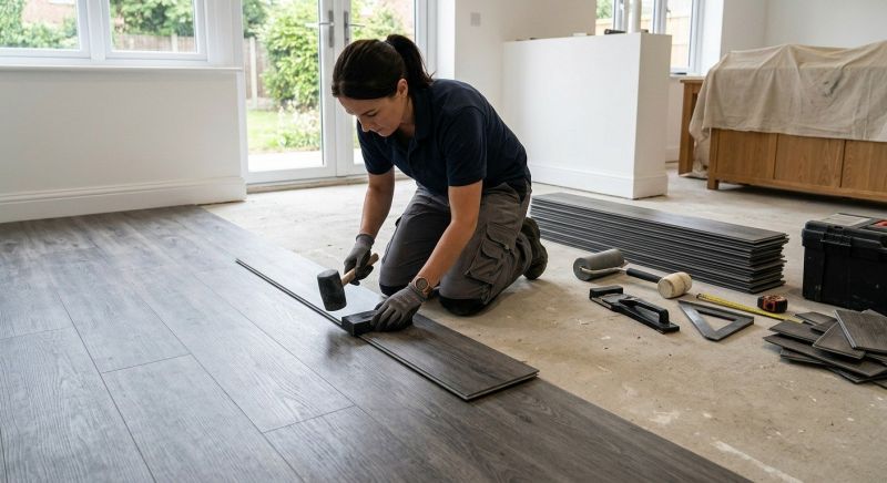 Luxury Vinyl Tile Installation in Cobb County, GA