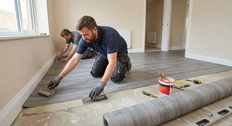 Sheet Linoleum Installation in Alpharetta, GA