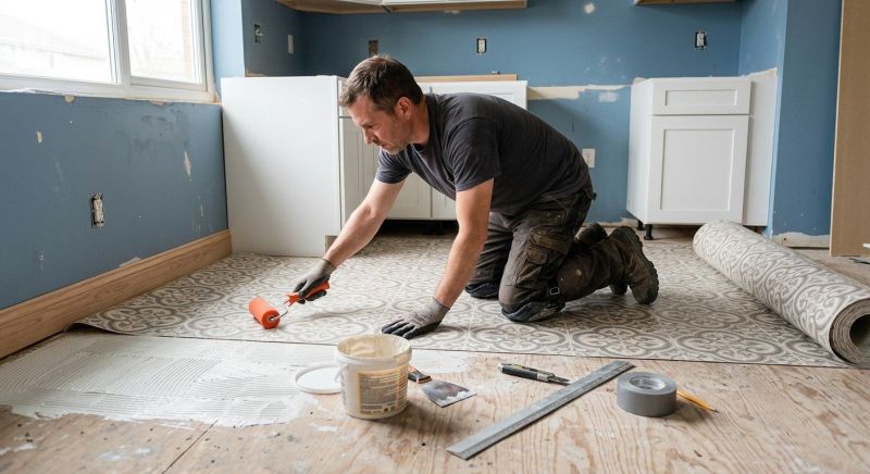Sheet Linoleum Installation in Lilburn, GA