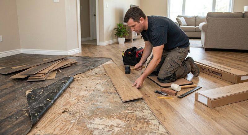 Vinyl Floor Replacement in Smyrna, GA